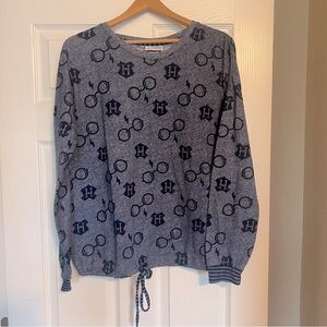Wizarding World Harry Potter Fleece Pajama Top Size Large G7